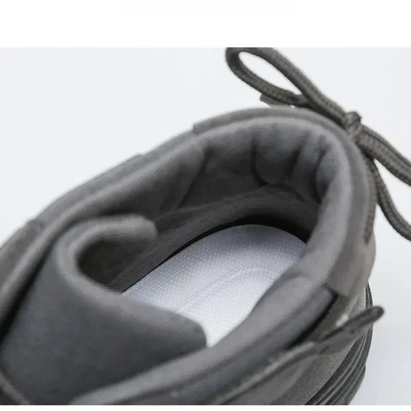 Массивные ботинки для мужчин, ботильоны 2024 года, новые повседневные мужские кроссовки, ботинки, прогулочная обувь, мужские туфли на шнуровке для мужчин, дизайнер