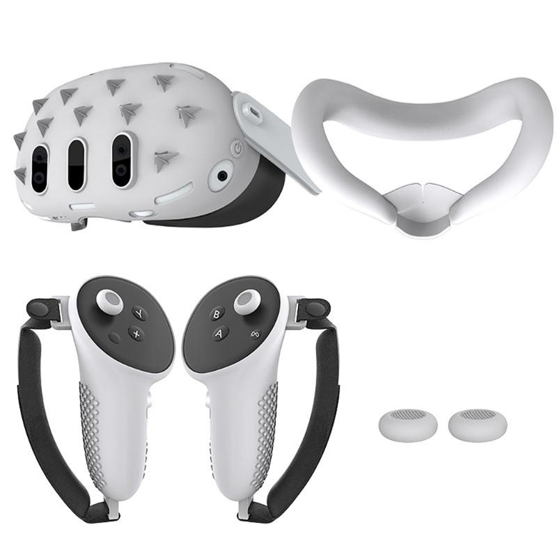 Необходимые 4 шт. аксессуаров для защиты VR-гарнитуры, рукоятки контроллера, колпачка джойстика, лицевых интерфейсов VR, кронштейна контроллера