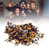 200g Halloween Confetti Halloween Party Table Scatter Confetti Pumpkin Spider Webs Foil Metallic Sequins Confetti Decor