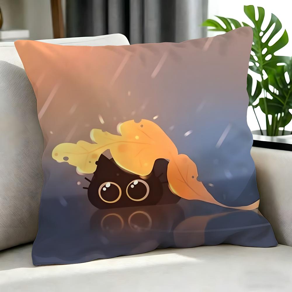 anime The Legend of Hei Cushion Cover Cushion Cover Set Pcs x x x Pillowcase Decorative Sofa Home Decor
