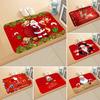 Santa Claus Christmas Doormat Carpet Floor Carpet Home Page Merry Christmas Tree Decoration Happy New Year 2020 Christmas Gift
