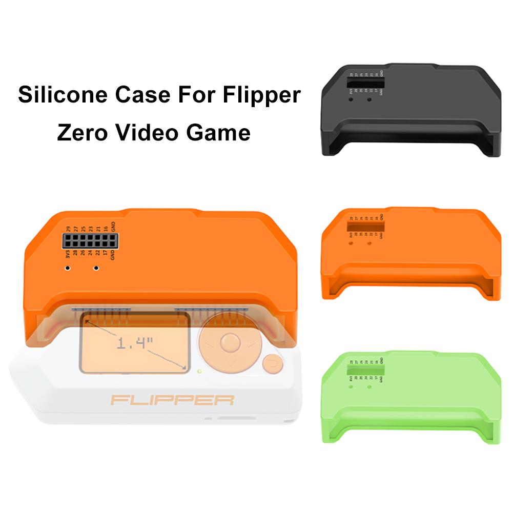 Силиконовый чехол для Flipper Zero, мягкий защитный чехол, портативный защитный мягкий чехол для игровой консоли Flipper Zero
