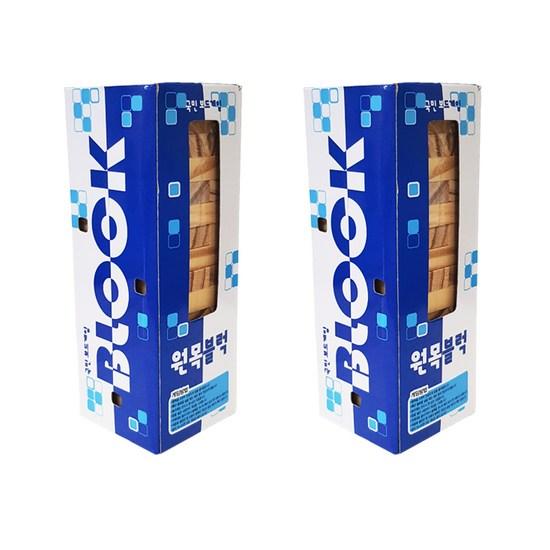 Agaplus Mini Wooden Jenga Block 2p, Popular Korean Game