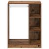 Wardrobe with Shelf and Storage Reclaimed Wood Look 77 x 48 x 102 cm