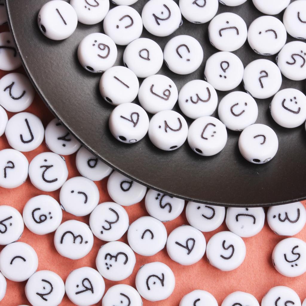 6,5 мм бусины акриловые ручной работы круглые подарки своими руками арабские модные ожерелья ювелирные изделия 50 шт аксессуары браслет