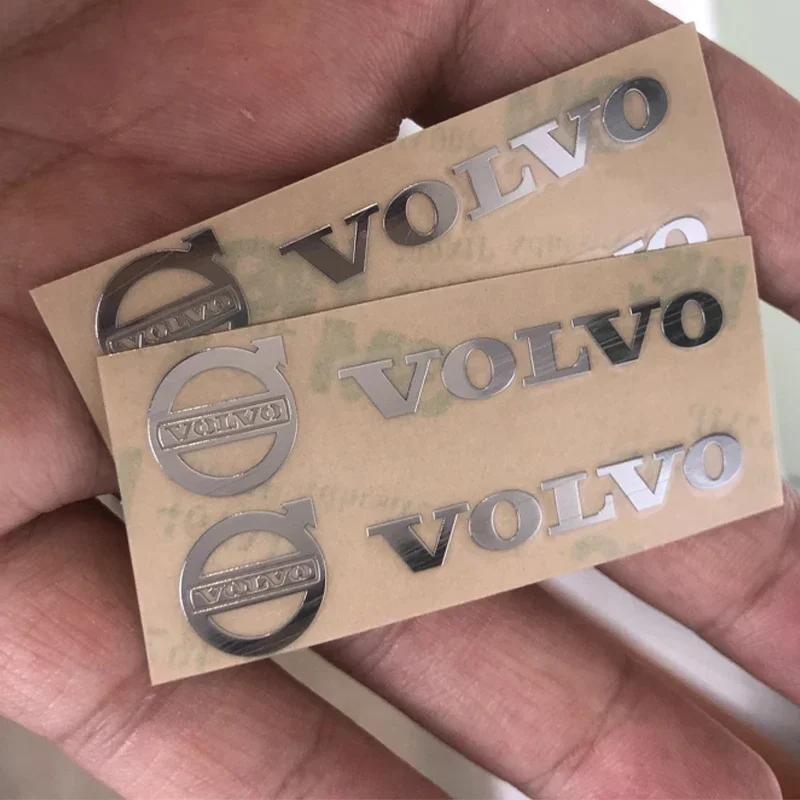 bscqy5 4pcs Car Styling Metal Stickers Interior Decoration Decals For Volvo XC90 V90 V60 XC60 V40 S80 S60 S90 C40 XC40 V70 XC70 C30 C70