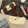 Cute Dog Zipper Pencil Bag Multi-function Pen Bag New Storage Bag  Student School Supplies