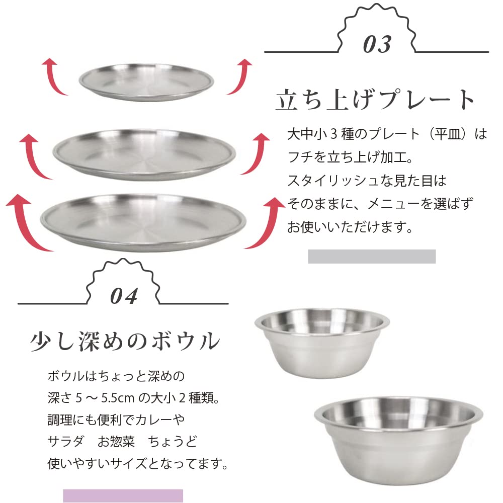 Magna Набор столовых приборов из нержавеющей стали SUS304 для кемпинга, барбекю, на открытом воздухе, семейный набор