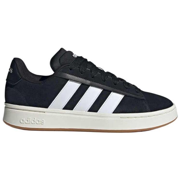 Adidas Кроссовки унисекс Grand Court Alpha Черный Белый Резина Core-Black Cloud-White JR0543