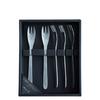 Набор десертных вилок Yanagi Sori в подарочной коробке, простой столовый прибор, разработанный для удобства, изготовлен из нержавеющей стали, изысканный дизайн для гладкой посудомоечной машины, нержавеющая сталь