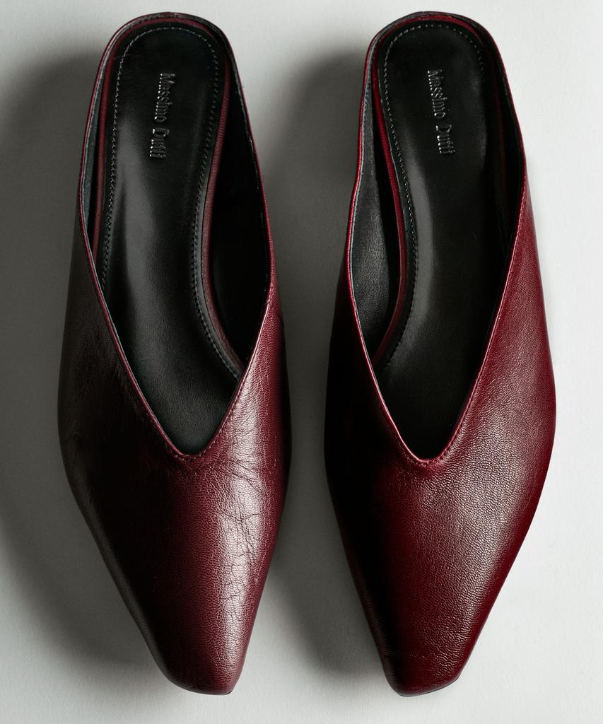Massimo Dutti Soft Leather Mules