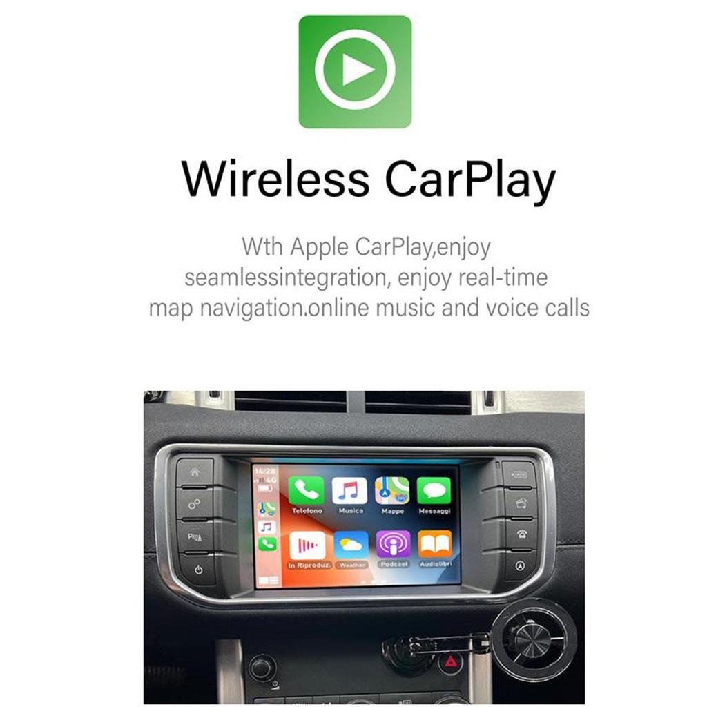 Sinairyu Беспроводной CarPlay Android Auto совместимый комплект для Land Rover Discovery Range Rover Sport 2012-2016 Mirror-Link
