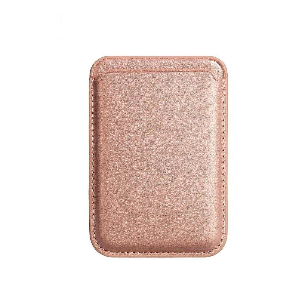 Магнитный держатель для карт из ПУ кожи для iPhone 14/15 с совместимостью MagSafe