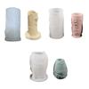 Flower Vase Planter Mold High Temperature Resistant Silicone Mould for Home Decoration Crafting Jewelry Accessories