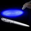 Silver Drawing Magic Stationery Magic Secret Pen Invisible Ink Pen UV Light Pen Ballpoint Pens