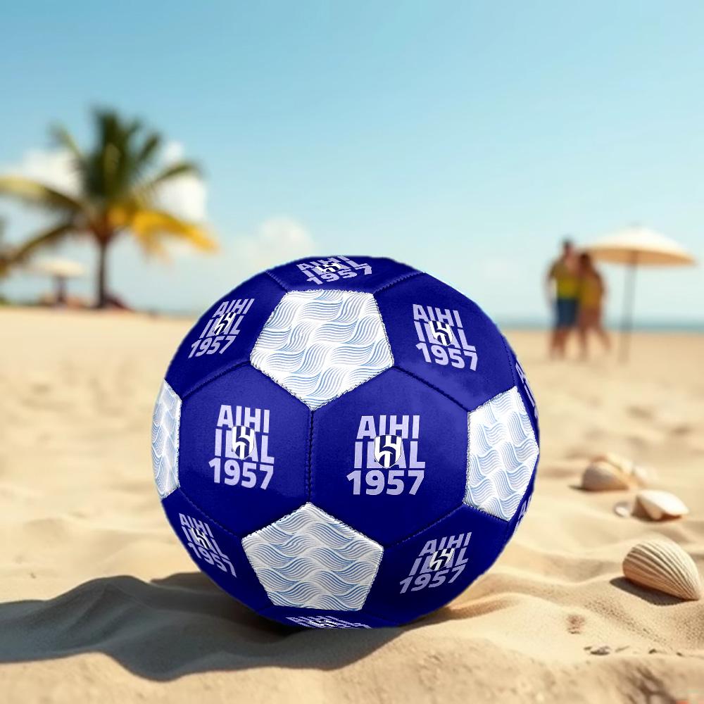 1pc Al-Hilal Saudi Football Club Football Soccer Ball Size 5 Indoor Soccer Ball Fashion Colorful Backyard Game -Great For Sports Fans Gift