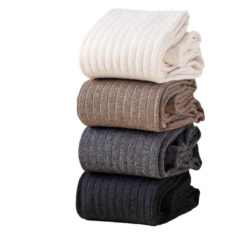 Носки Детские Гольфы, Весна/лето Тонкие Высокие Носки, Однотонные Носки в Стиле Пэчворк до Колена, Осень/зима Женские Длинные Носки