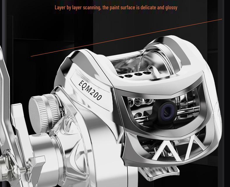 Ультра дальнобойная кастинговая катушка с защитой от перебегания, с глубокой/мелкой шпулей, для ловли на микро приманки
