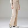 Fanzhen Women's High-Waist Wool Blend Wide-Leg Trousers