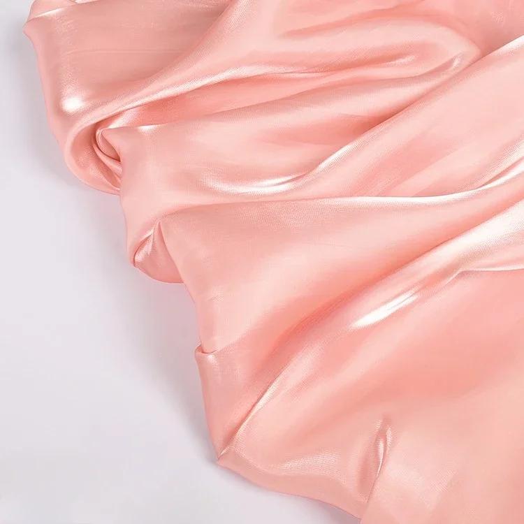 100x150 см Фантомный градиент цвета Стеклянный шелковый атласный тканевый сорочка сценическое платье кристально яркое лицо блестящая ткань DIY кукольный декор