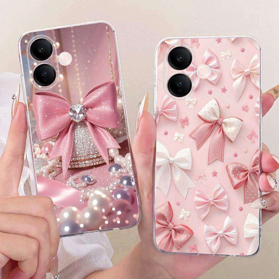 For Vivo V60 Lite 4G 5G Cute Flower Butterfly Cat Painted Case For Vivo V60 V60lite V2530 V2511 Soft Silicone TPU Phone Cases