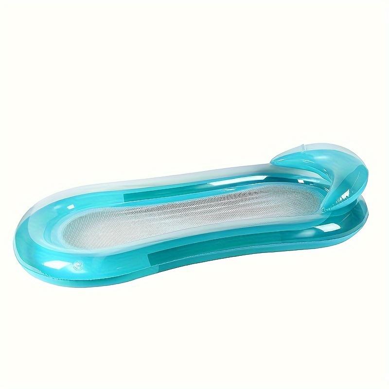 1шт надувная складная кровать, пляжный спортивный плавающий шезлонг, подходит для водных развлечений, вечеринки у бассейна