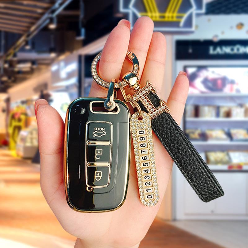 Чехол для ключа Hyundai ix35, Sonata 8, Elantra & Kia Sportage, K5/K3/K2 - Крышка корпуса пульта автомобиля
