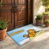 Floor Mat Soft Flannel Rug Non Slip Absorbent Mat for Bathroom Bedroom Home Decor A G G Garfield