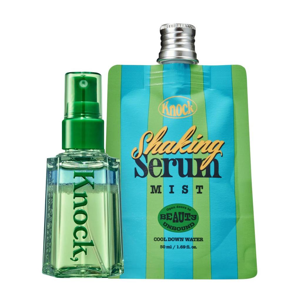 Knock Спрей-сыворотка SHAKING – Охлаждающая вода – 50 мл + 50 мл