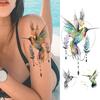 1PC Fashion Flower Temporary Tattoos Sticker DIY Fake Colorful Anchor Sheets Tattoo For Women Body Art Painting Arm Legs Tatoo Paper