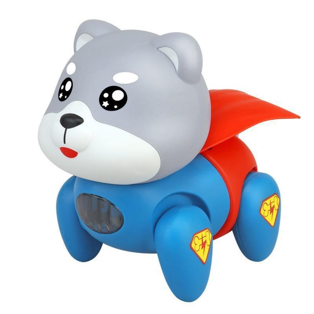 Plastic Electric Crawling Dog Puzzle Toy Children's Electric Pig Smart Dog Pet Toy Motor Skills