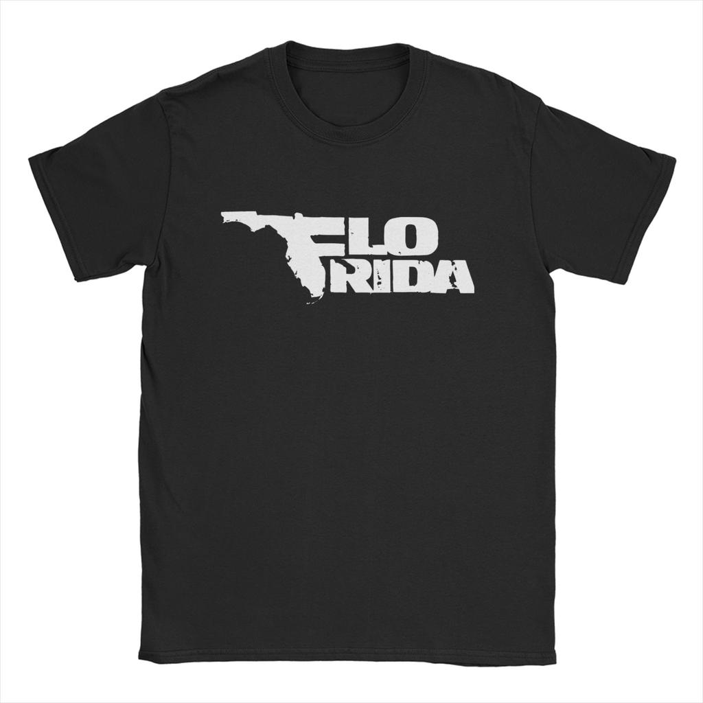 Casual vintage color Flo Rida TShirts Unisex Women Round Collar Cotton T Shirt Short Sleeve Tees Printed Tops