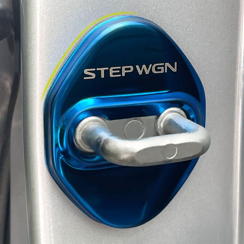 TADOKAPATU Honda New Step Wagon RP Series Striker Cover Door Lock Cover Plated Accessories Interior Parts Stainless Steel 4PCS Easy Installation Ho