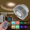 Внутренний светодиодный настенный светильник Sunflower 3W RGB настенный бра точечный светильник с дистанционным управлением для гостиной, коридоров, декора