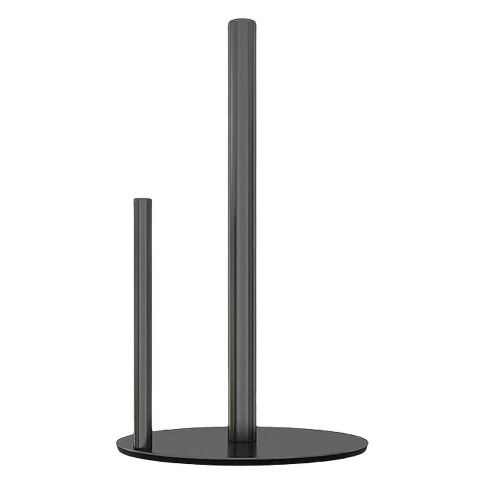 Держатель для бумажных полотенец, настольный диспенсер для бумажных полотенец, утяжеленное основание, вертикальный держатель для ткани из нержавеющей стали для кухни и ванной комнаты