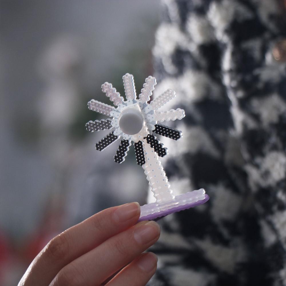 Cute Creative Downtime Hair Clip Moving Rotating Duckbill Clip Brain Loading Headband Party