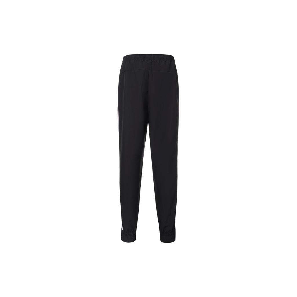 adidas Мужские трикотажные спортивные штаны с 3 полосками, черные DZ8488