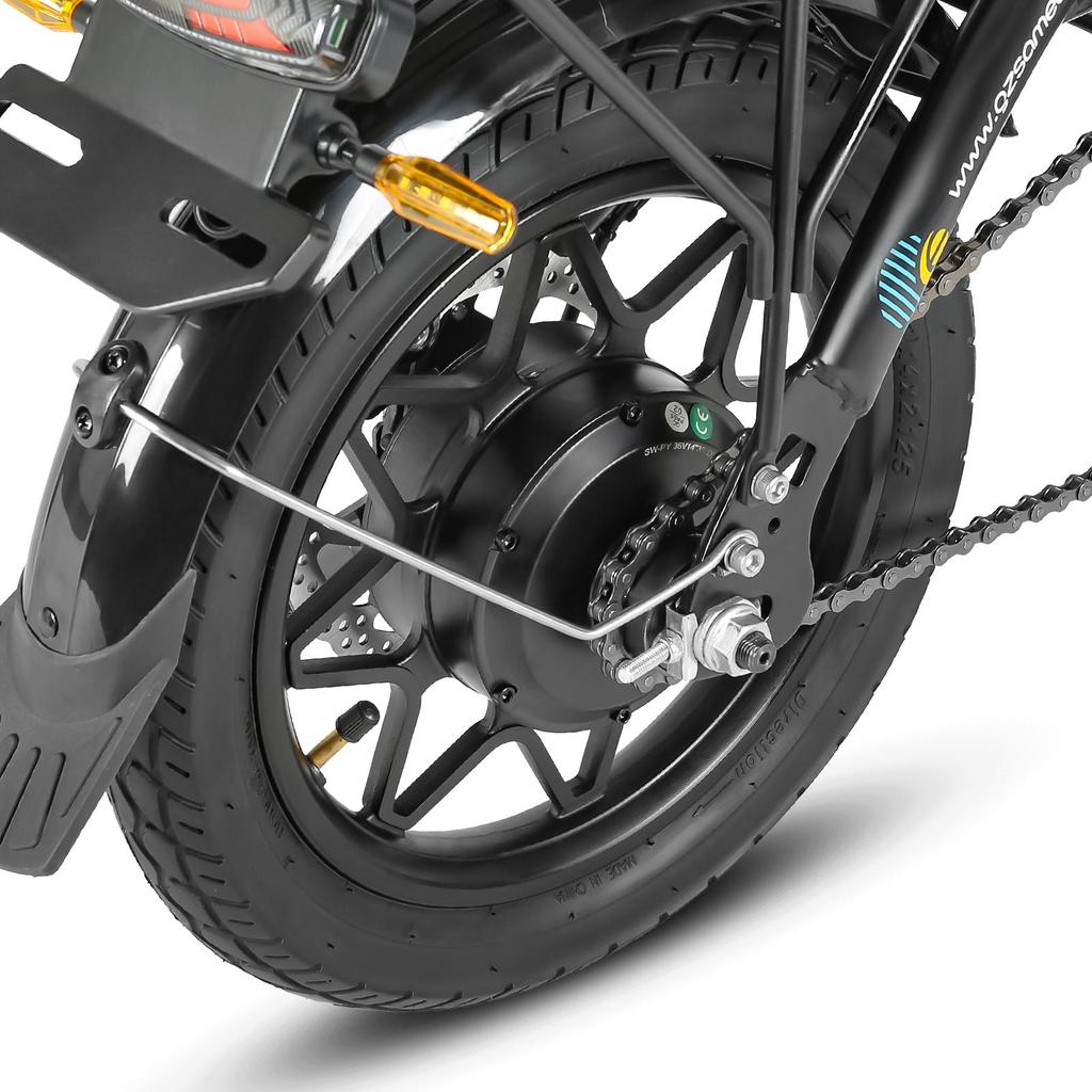 SAMEBIKE YINYU14 Складной электровелосипед для взрослых 350 Вт Мотор 36 В 7,8 Ач Аккумулятор 14-дюймовые колеса Вездеходный электровелосипед Портативный складной электровелосипед для поездок на работу