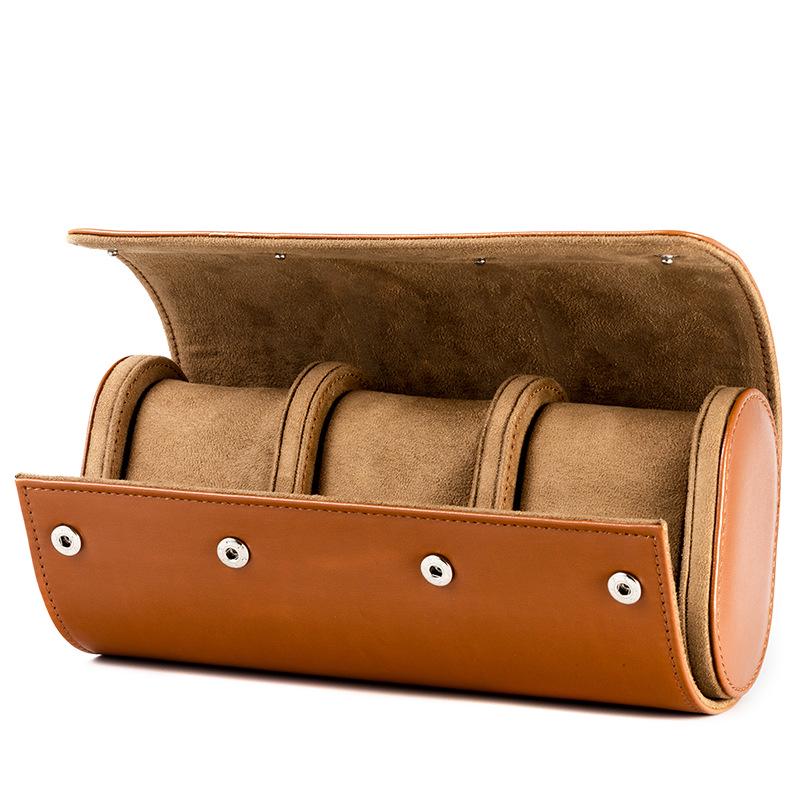 Портативная шкатулка для хранения ювелирных изделий и часов из искусственной кожи