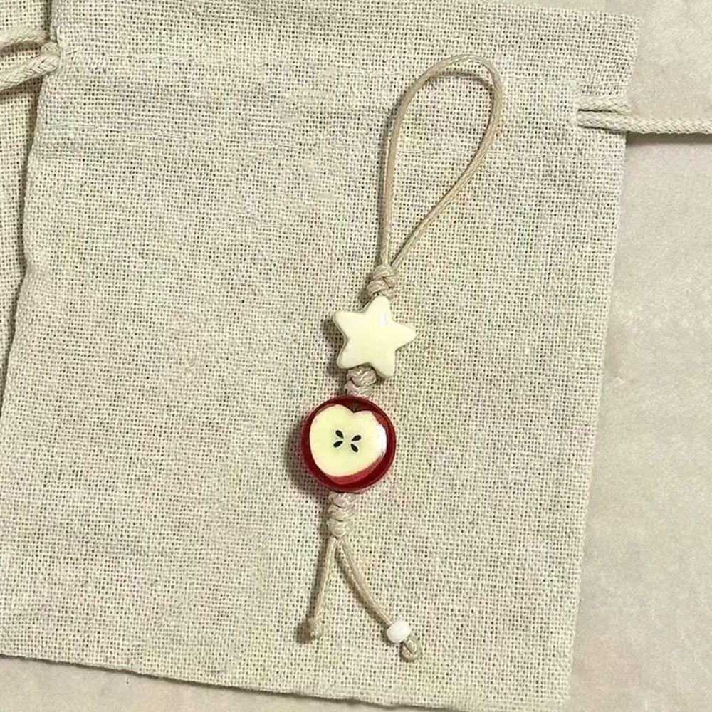 Pastel Colors Star Flower Phone Charm Bag Decoration Phone Lanyard  Telephone Accessories