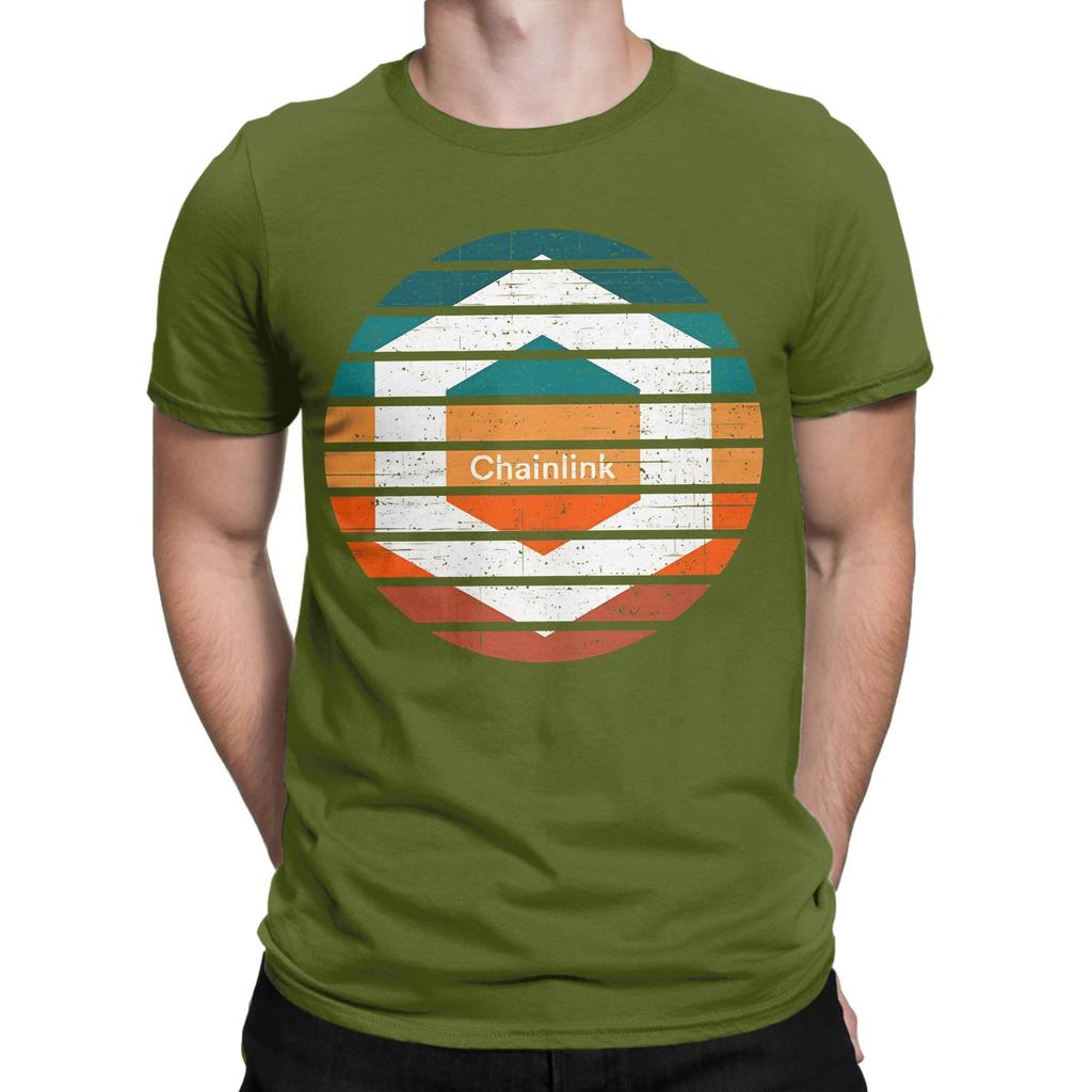 Chainlink Sunset Vintage Grunge Design Funny 100 Cotton TShirt Chainlink Tops Tees For Unisex