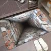 Pool Stone Hole 2D Printed Carpet Endless Abyss Living Room Bedroom Door Mat Home Decoration Carpet