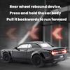 1/24 Dodge Challenger Hellcat Redeye SRT Alloy Sports Car Model Scale Car Diecast Metal Vehicle Sound and Light Childrens Toy Gifts