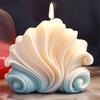 Conch Textured Candle Mold 3D Conch Candle Mold for DIY Candle Gypsum Ornaments Home Decorations Epoxy Resin Casting