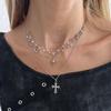 Fashion New Style Sexy Star Pendant Necklace with Rhinestones - Stylish Starburst Lockbone Chain for Fashion - conscious Girls and Women