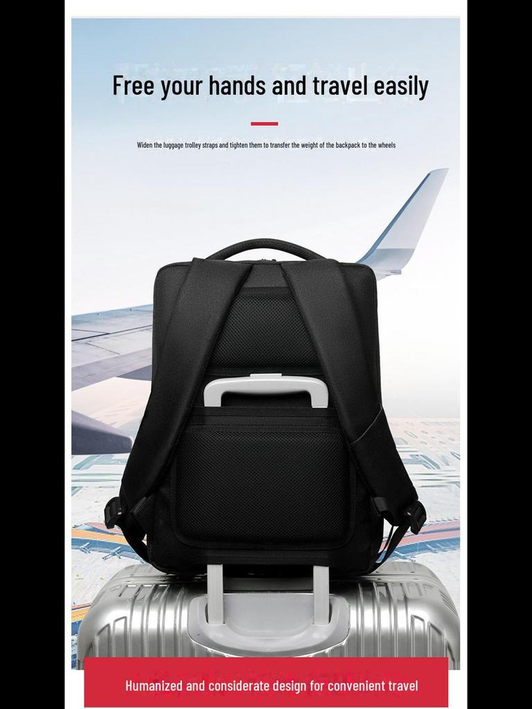 Мужской водонепроницаемый рюкзак для бизнеса и путешествий высшего класса - большая вместимость для поездок на работу и ноутбуков