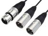 Разъем Разъем x 2 Распределительный кабель F-Factory XLR/Cannon (женский) - XLR/Пушка (мужчина) 0,1 м FNT-XY-71001J