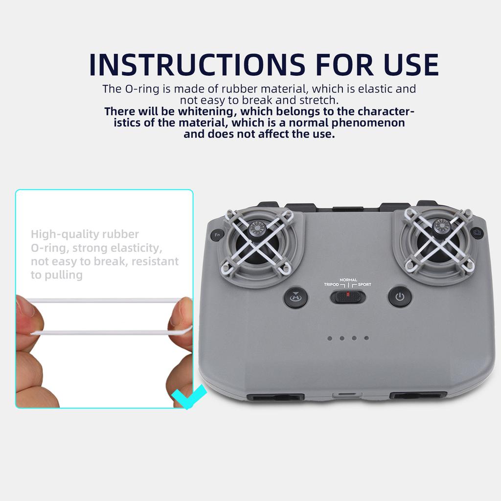 1 Set Remote Control Damper Joysticks Rocker Resistors Protection Accessories for Mavic 3/Mini 3Pro/Mini 2/Air 2/Air 2S