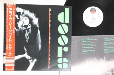 Виниловая пластинка DOORS Alive She Cried P11430 ELEKTRA 1983 Япония Obi Рок Б/у