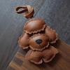 Ручная работа Натуральная кожа Милый Маленький Огонек Сумка Брелок для ключей автомобиля Кольцо-петля Пугало Подвеска Новая Подвеска Шарм для сумки